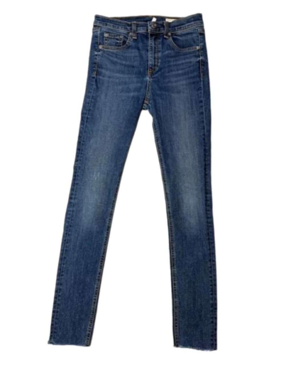 2/$30 rag & bone Hi Rise Skinny Jeans in Indigo Wash Size 26 #2428